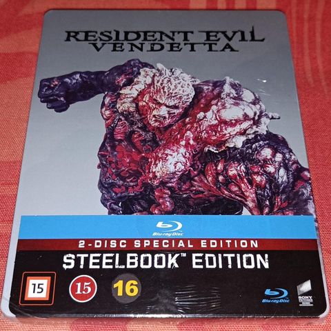 Resident Evil: Vendetta (blu-ray, steelbook, ny)