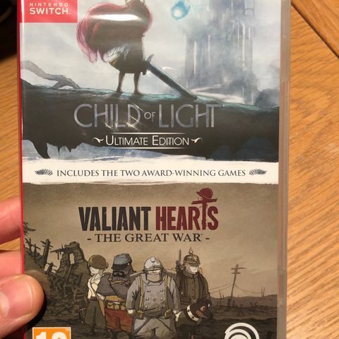 Child of Light Ultimate edition & Valiant Hearts: The Great War til Switch NY