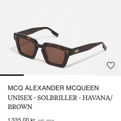 MCQ ALEXANDER MCQUEEN- unisex- solbriller- Havanna brown