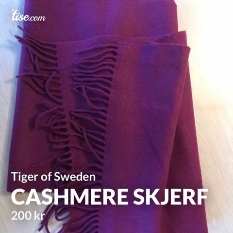Tiger of Sweden Cashmere skjerf