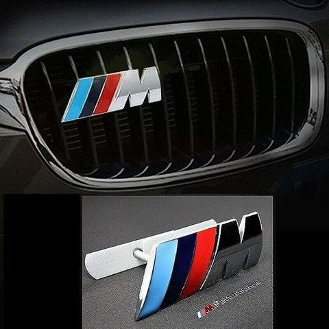 Grill emblem M sport M3 logo BMW 3-serie / 5-serie X1 X3 X5 X6 +++