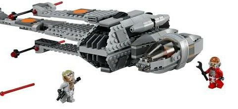 Lego Star Wars B-wing 75050 - nesten komplett