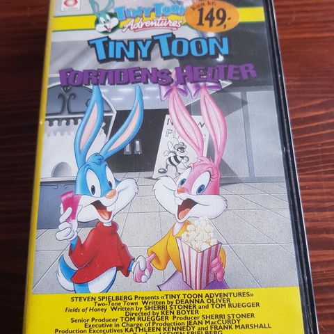 Tiny Toon Fortidens Helter vhs