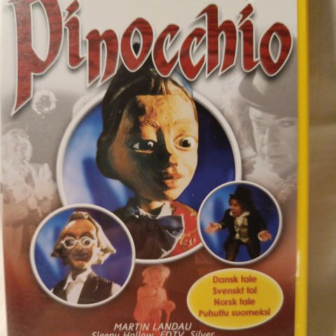 Skrotfot: Pinocchio DVD + CD Filmmusikk