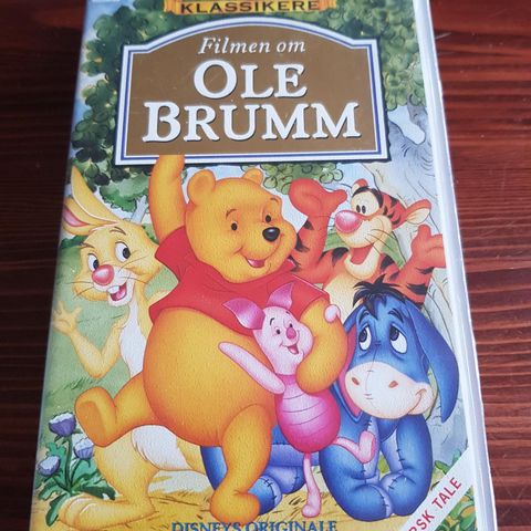 Disney Filmen om Ole Brumm vhs