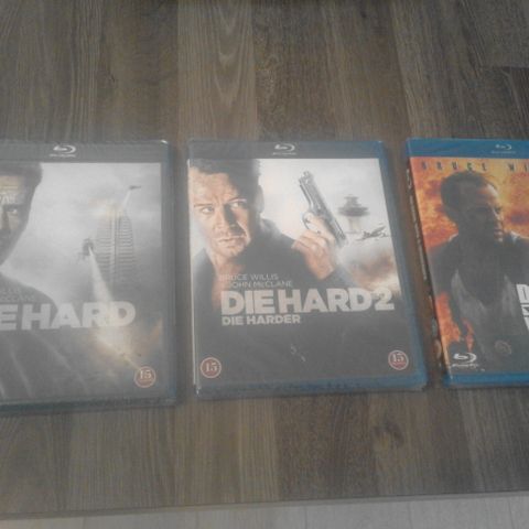 DIE HARD 1-3    ( NYE FORSEGLET )