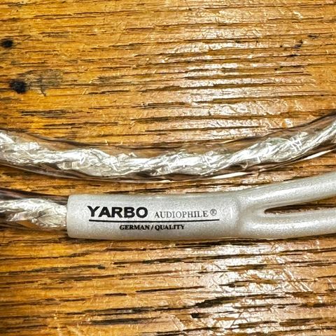 YARBO AUDIOPHILE RCA 1M (sølvbelagt kobber)