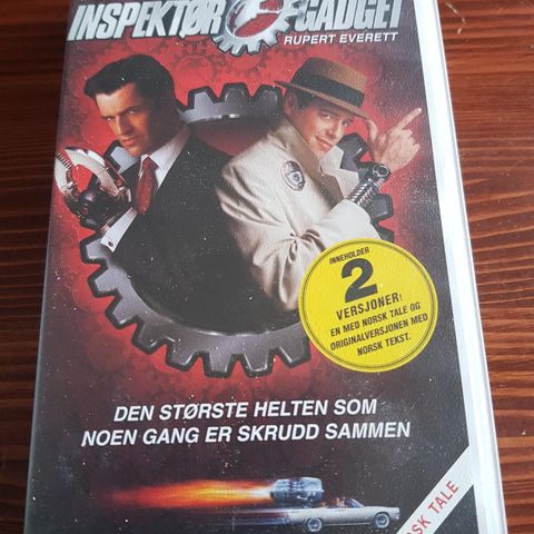 Inspektør Gadget vhs