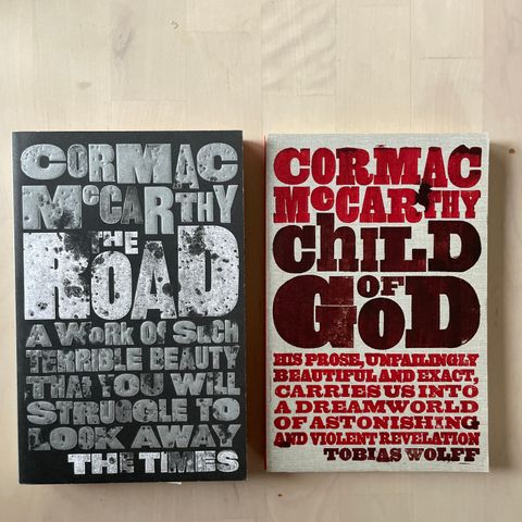 Cormac McCarthy «The road» og «Child of God»