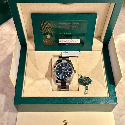 Ny Rolex Datejust 41 (Blue Dial)