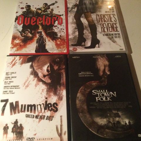 Overlord - Small Town Folk - Christies Revenge - 7 Mummies.  Norske tekster