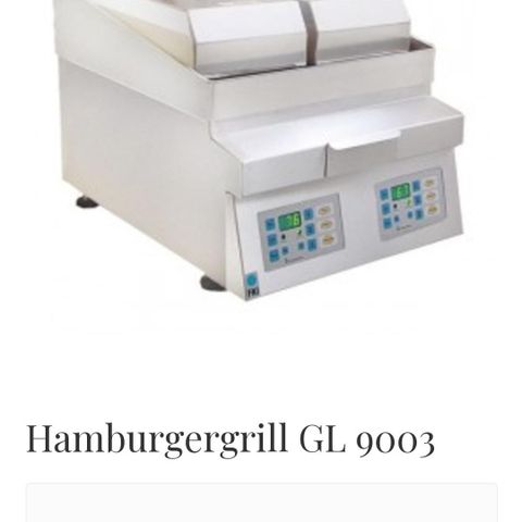 Hamburgergrill GL 9003