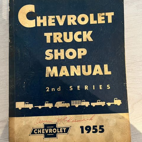 1955 Chevrolet Truck shop manual