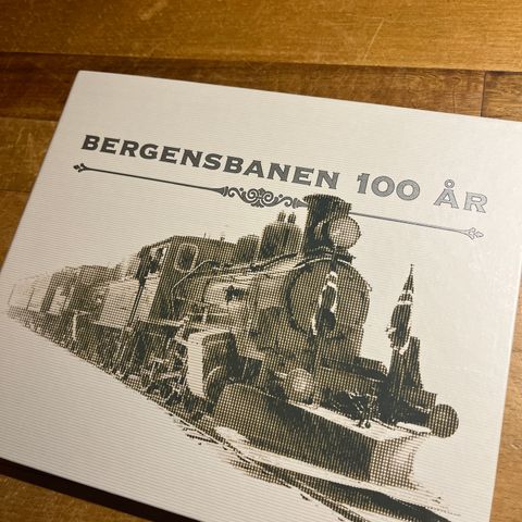 Bergensbanen 100 år frimerkealbum fra Posten