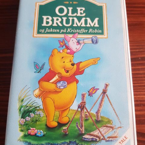 Disney Ole Brumm og Jakten på Kristoffer Robin vhs