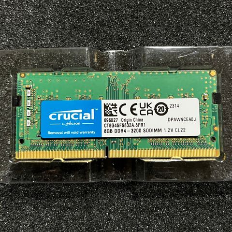 Crucial SO-DIMM  8GB  DDR4 3200MHz 260-pin