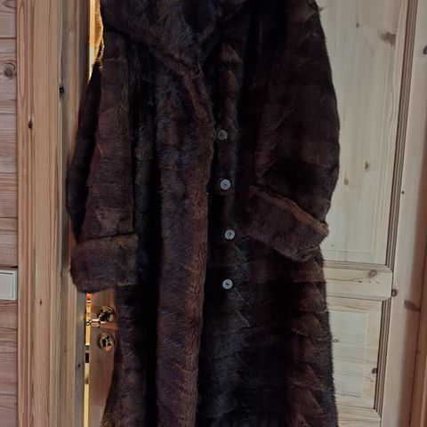 Gammel mink pels fra 60 tallet