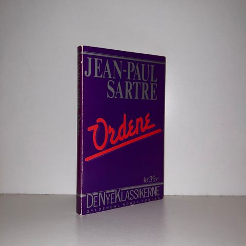 Ordene - Jean-Paul Sartre. 1986