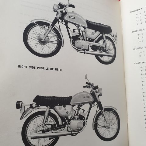 Yamaha HS1 B 90 cc service manual