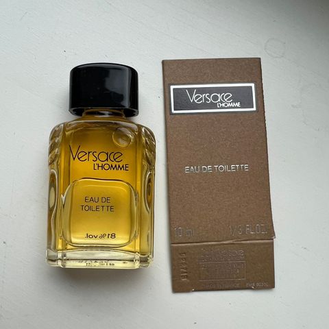 Vintage Versace L’homme miniatyr