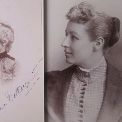 Gammelt fotografi av Emma Wetterquist, 1861–1939