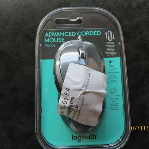 Logitech advanced corded mouse