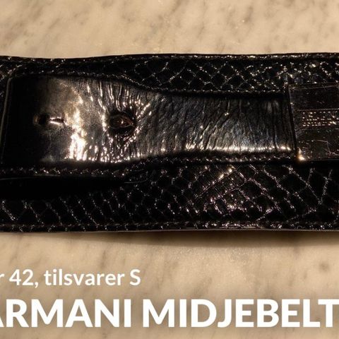 Armani midjebelte str. S