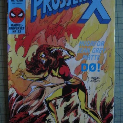 PROSJEKT X (Marvel univ) 1985 og 1988 - 2 stk - Se bilder!