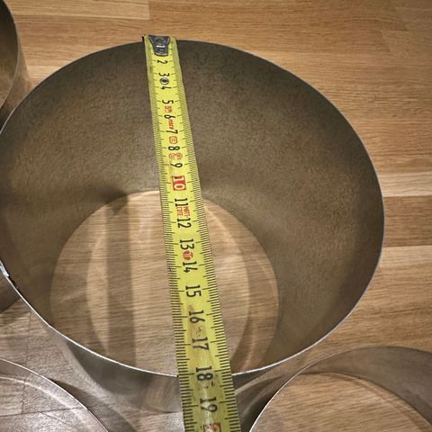 Pris per stk. Høy kakering  Ø 18,20, 25 cm bakeutstyr Mousse kake