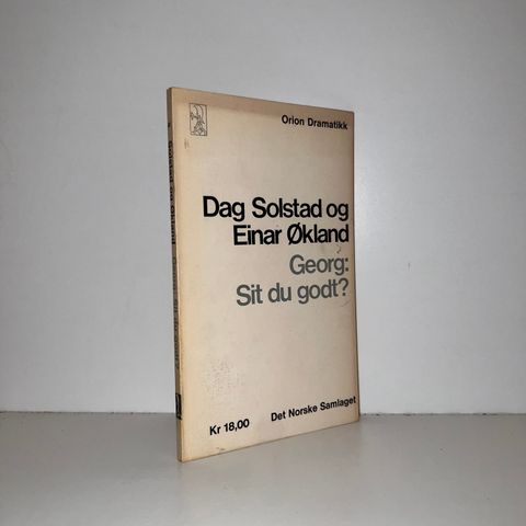 Georg: Sit du godt? - Dag Solstad & Einar Økland. 1968