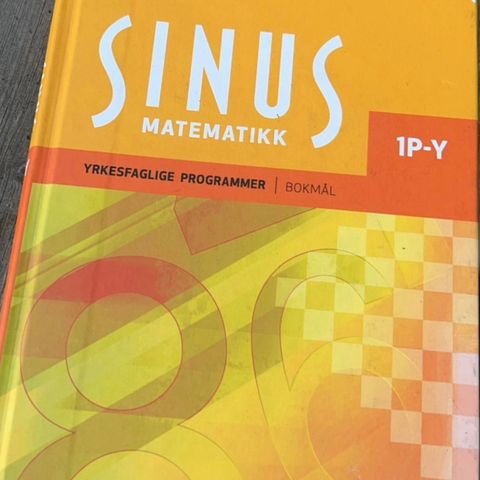 Sinus mattematikk 1P-Y - yrkesfaglige programmer