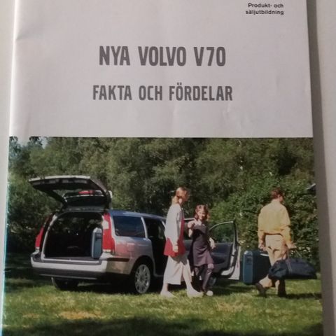 VOLVO V70 -brosjyre.