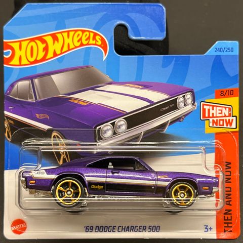 Hot Wheels 69 Dodge Charger 500 - Then and Now - HKJ46
