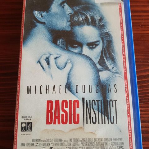 Basic Instinct med Michael Douglas vhs