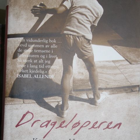 Drageløperen - Khaled Hosseini. Innbundet.