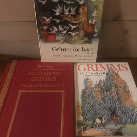 Brødrene Grimms vakreste eventyr ,  Grimms beste eventyr ,  Grimm for barn