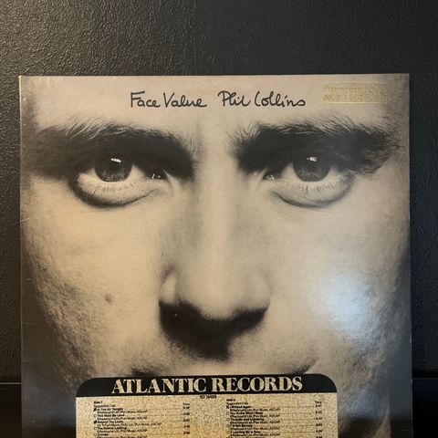 Phil Collins - Face Value (Promo, US)