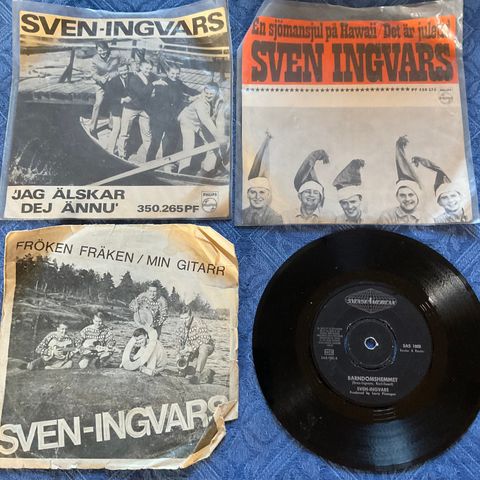 EP/Vinyl fra 50/60-tallet av Sven Ingvars