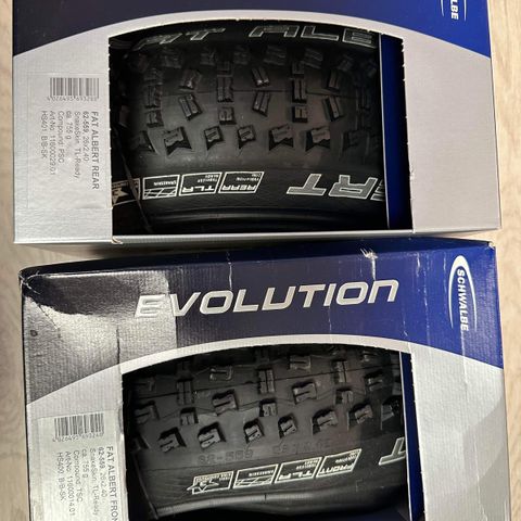 Schwalbe Evolution sykkeldekk Fat albert rear 26x2.40