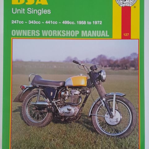 BSA Unit singles 247-343-441-499cc 1958-1972