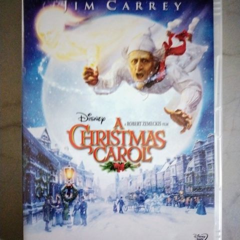 Dvd. A Christmas Carol. Disney. Jim Carrey. Komedie. Norsk tekst.