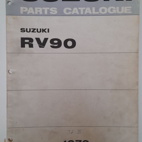 Suzuki RV90 1973 Parts catalog