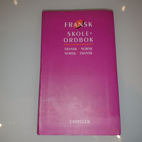 Fransk - norsk, norsk - fransk skoleordbok