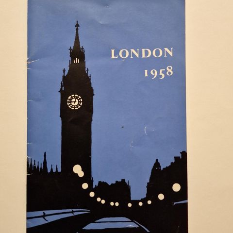 Visitors guide to London, 1958 & What's on in London, 1958