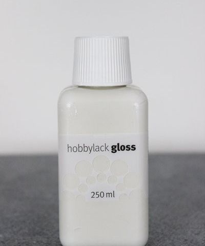 Gloss hobbylakk hvit Panduro - 250 ml