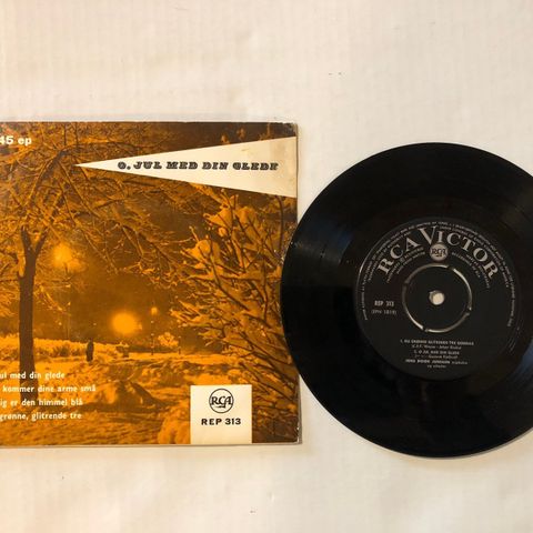 JENS BOOK-JENSEN / O JUL MED DIN GLEDE - 7" VINYL 4-SPORS EP