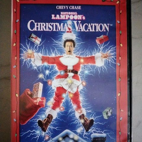 Dvd familiefilm. Christmas Vacation. Chevy Chase. Komedie. Norsk tekst.