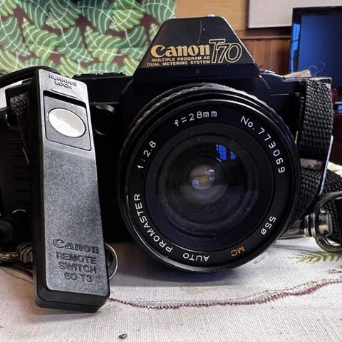 Canon T-70 kamera fra 1984.