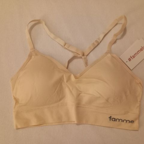 New FAMME seamless bralette, size M