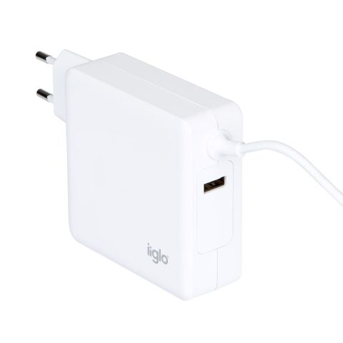 90W USB-C lader for PC, Mac, telefon og nettbrett